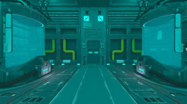 Modern binanın 3B görüntülemesi