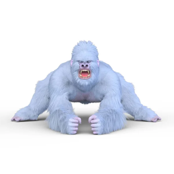 Återgivning Gorilla — Stockfoto