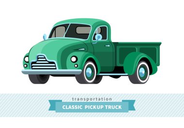 Klasik kamyonet ön görünüm