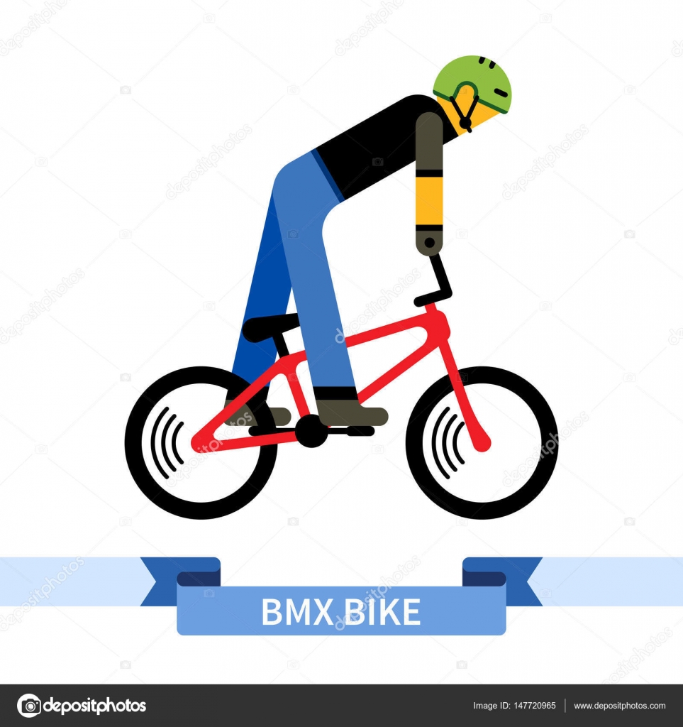 Bicyclist On Bmx Bike Simple Side View Clipart Drawing In Flat Color Isolated Bicycle Vector Illustration By Andriocolt Bicyclist On Bmx Bike Simple Side View Clipart Drawing In Flat Color Isolated Bicycle Vector Illustration By Andriocolt