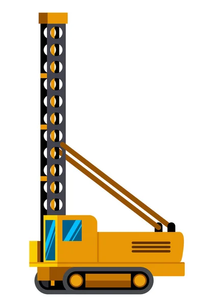 Ikona minimalistyczny Wiertarki górnicze — Wektor stockowy