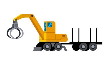 Ahşap malzeme işleyicisi minimalist Simge kapmak