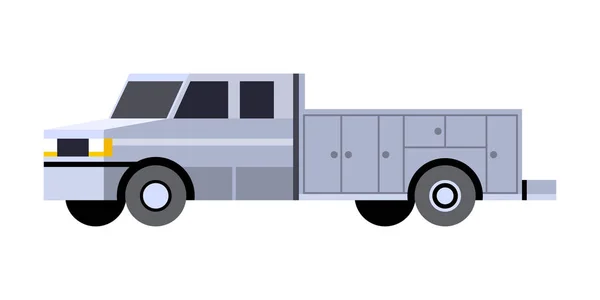 Service truck vehicle icon — Stock Vector