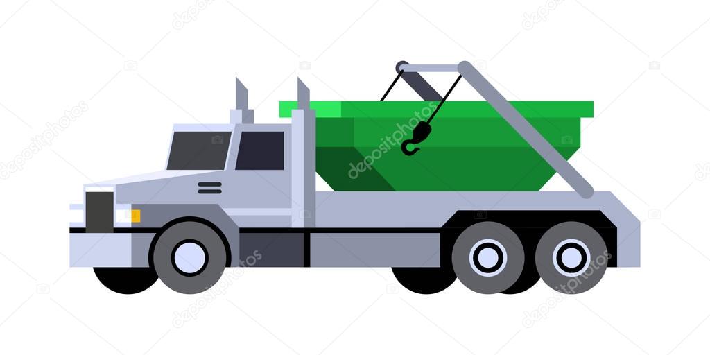 Lugger truck vehicle icon