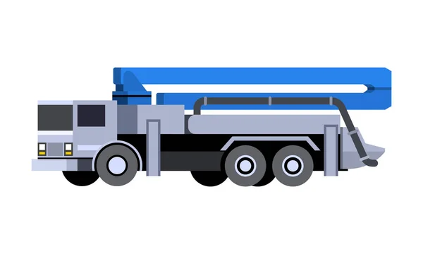 Ícone de veículo bomba de concreto — Vetor de Stock