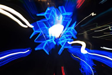 Gece Panorama. Bulanık arka plan. 