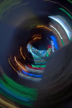 Gece Panorama. Bulanık arka plan. 