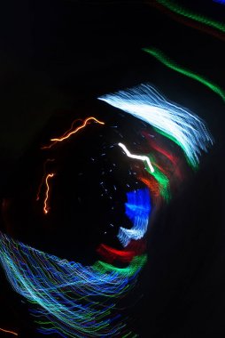 Gece Panorama. Bulanık arka plan. 