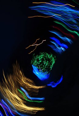 Gece Panorama. Bulanık arka plan. 