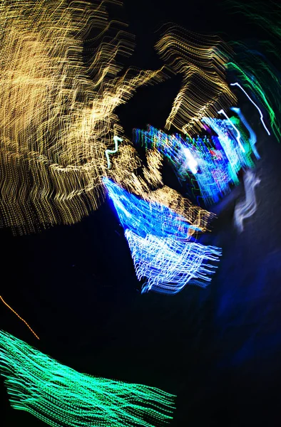 Gece Panorama. Bulanık arka plan. 