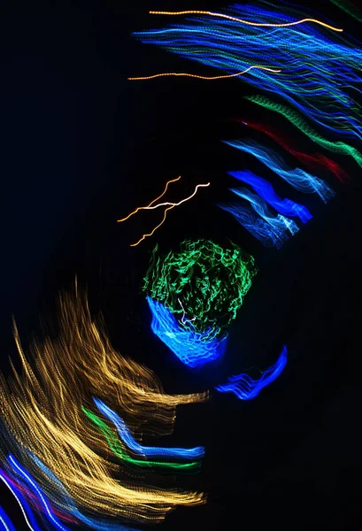 Gece Panorama. Bulanık arka plan. 