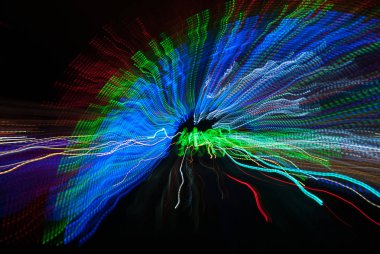 Gece Panorama. Bulanık arka plan. 