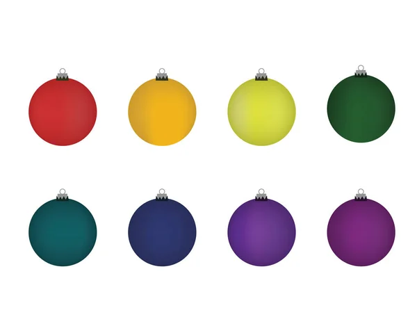 Weihnachtsball. Farbvektorillustration. — Stockvektor