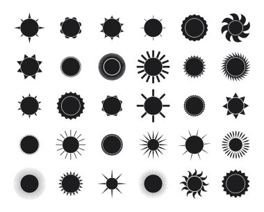 Vektör güneş dizi. 