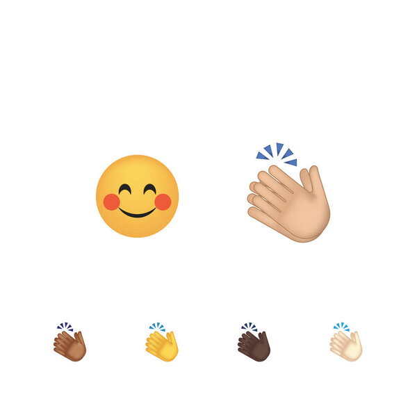 Набор смайликов для аплодисментов
