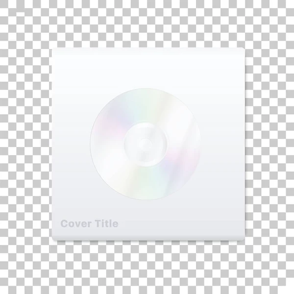孤立的 cd 盘 — 图库矢量图片