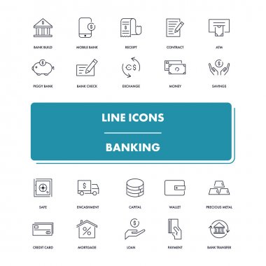 Satır simgeler kümesi. Bankacılık