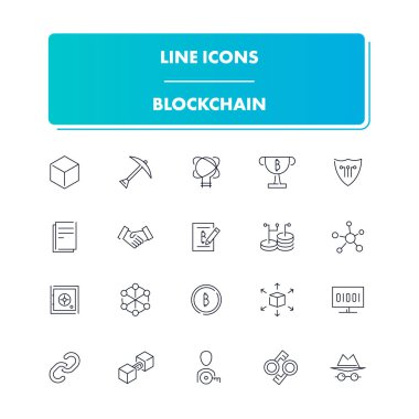  Satır simgeler kümesi. Blockchain