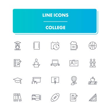 Satır simgeler kümesi. Üniversite 