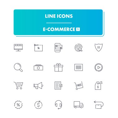  Satır simgeler kümesi. E-ticaret 1