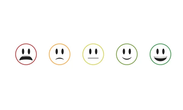 Set of  emoticon — Stock Vector