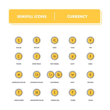  Satır simgeler kümesi. Para birimi