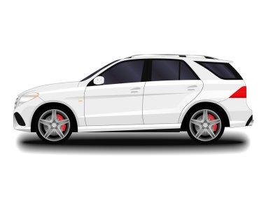 gerçekçi araba. SUV