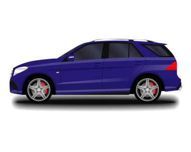 gerçekçi araba. SUV