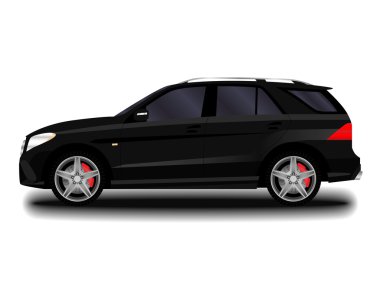 gerçekçi araba. SUV