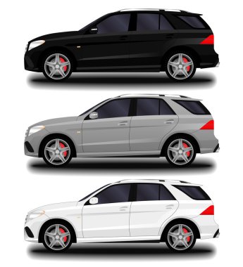 gerçekçi araba. SUV