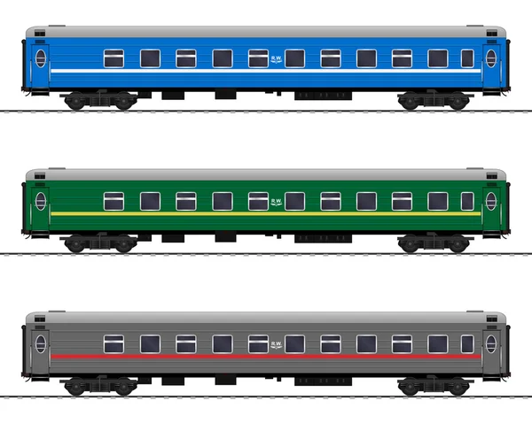 Järnvägsvagn. vektor — Stock vektor