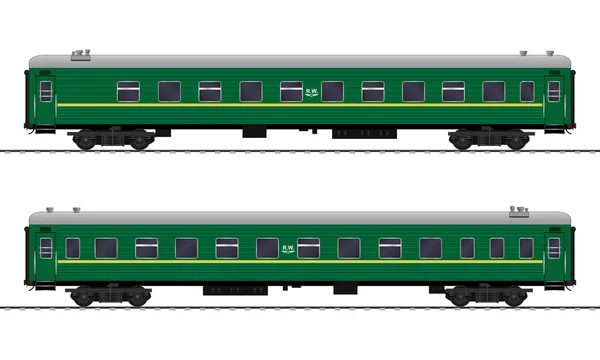 Eisenbahnwaggon. Vektor — Stockvektor