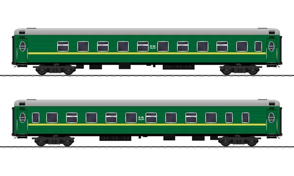 Spoor vervoer. vector — Stockvector