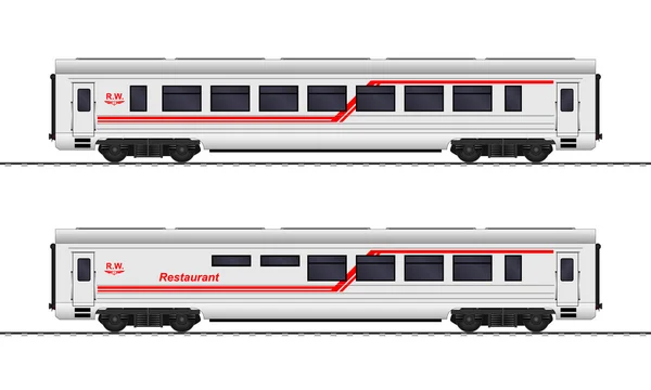 Eisenbahnwaggon. Vektor — Stockvektor