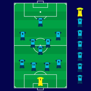 Football tactic. t-shirt. vector Football tactic. t-shirt. vector