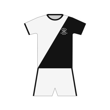 Futbol takımı. Şablon. ayarla