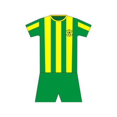 Futbol takımı. Şablon. ayarla