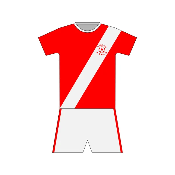 Kit de fútbol. plantilla. conjunto — Archivo Imágenes Vectoriales