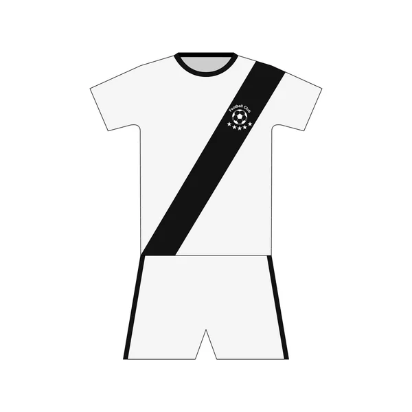 Football kit. template. set — Stock Vector