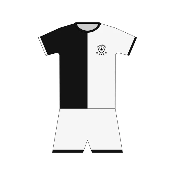 Kit de fútbol. plantilla. conjunto — Archivo Imágenes Vectoriales