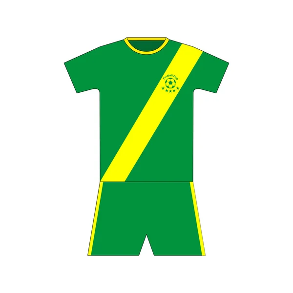 Football kit. template. set — Stock Vector