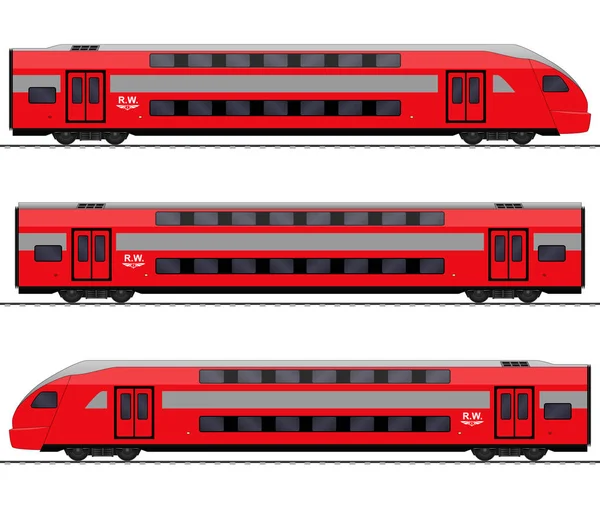 Eisenbahnwaggon. eingestellt — Stockvektor