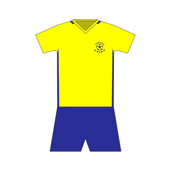 Kit de fútbol. plantilla. conjunto — Archivo Imágenes Vectoriales