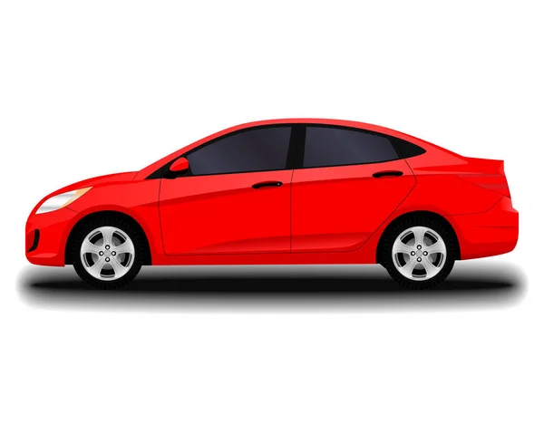 Coche realista. conjunto — Vector de stock