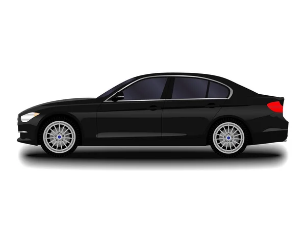 Coche realista. conjunto — Vector de stock