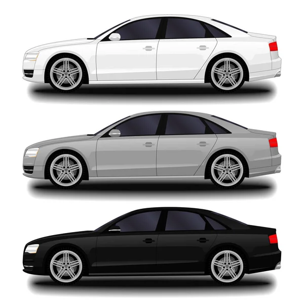 gerçekçi araba. Sedan. Ayarla