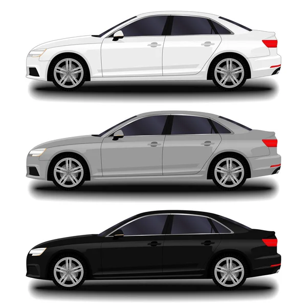 gerçekçi araba. Sedan. Ayarla