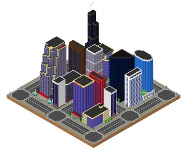 İş Merkezi. Bina. Gökdelen.