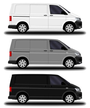 gerçekçi kargo van.