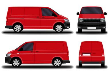 gerçekçi kargo van.